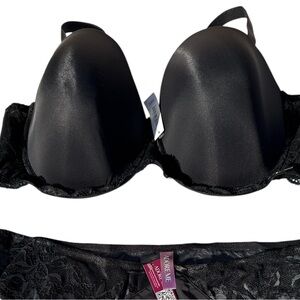 Adore Me Black Lace Bra Size 44DD
